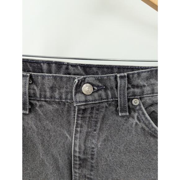 VTG Black Levi’s 505 Orange Tab Made in USA Jeans W34 L30 Straight Leg - Picture 4 of 6